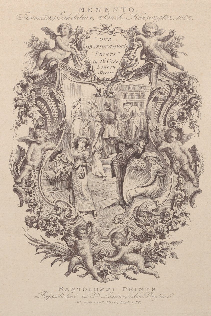 Reklama na Memento, Výstava vynálezů, South Kensington, 1885, ca. 1885. od Francesco Bartolozzi