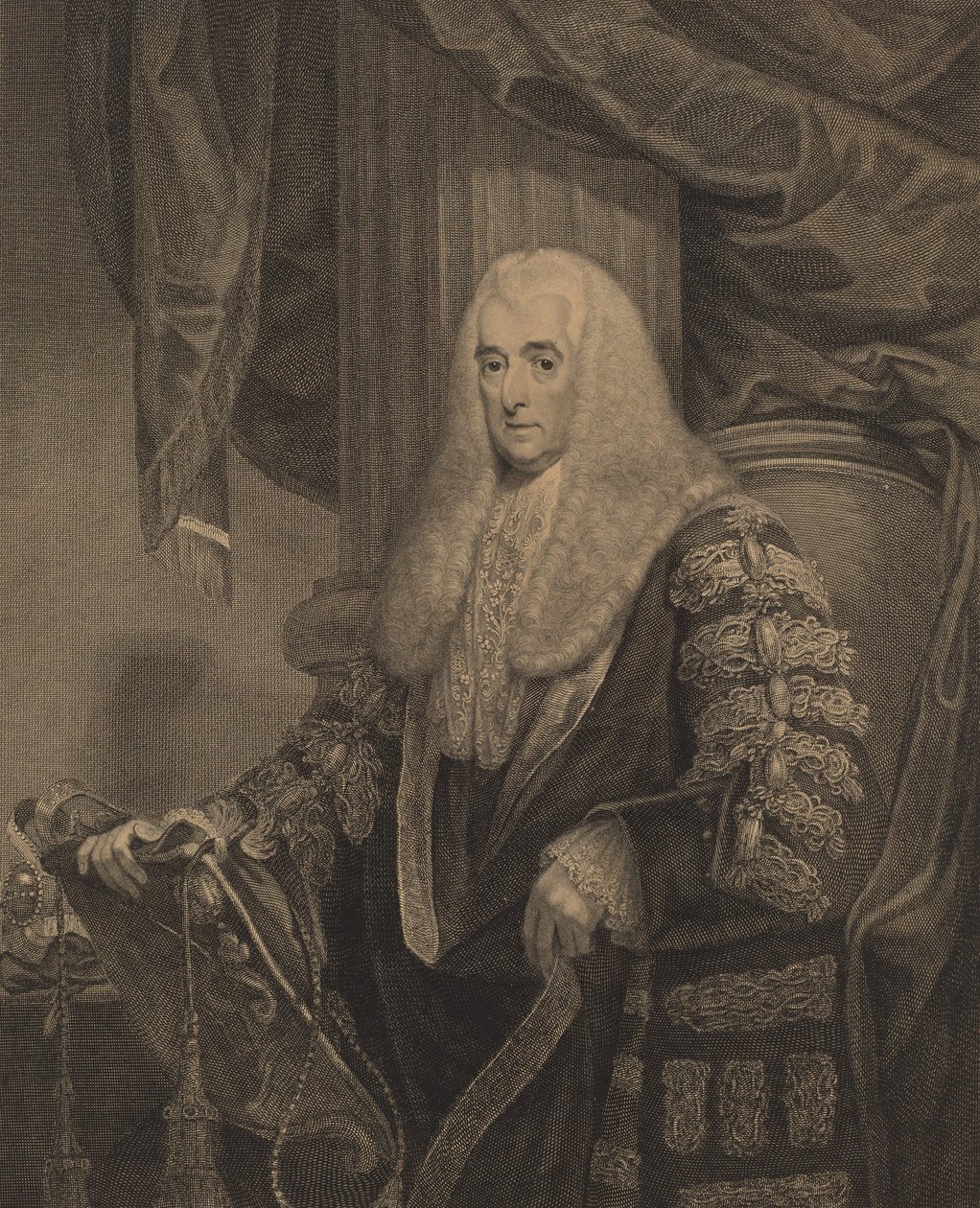Alexander, Lord Loughborough, 1800. od Francesco Bartolozzi