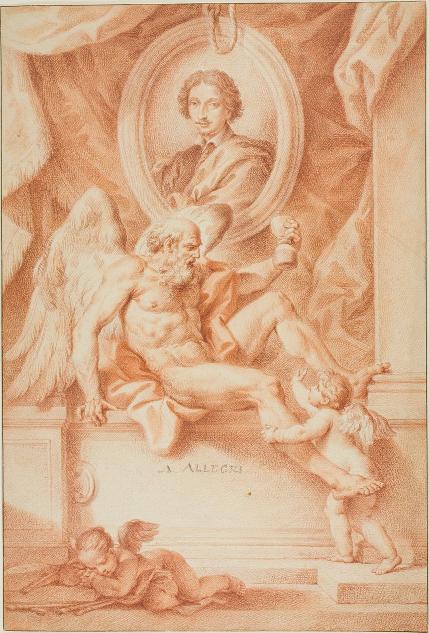 Alegorie času na počest malíře (Claude Lorrain) od Francesco Bartolozzi