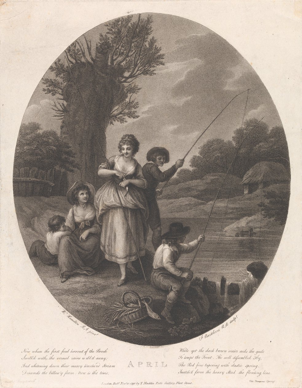 Duben od Francesco Bartolozzi