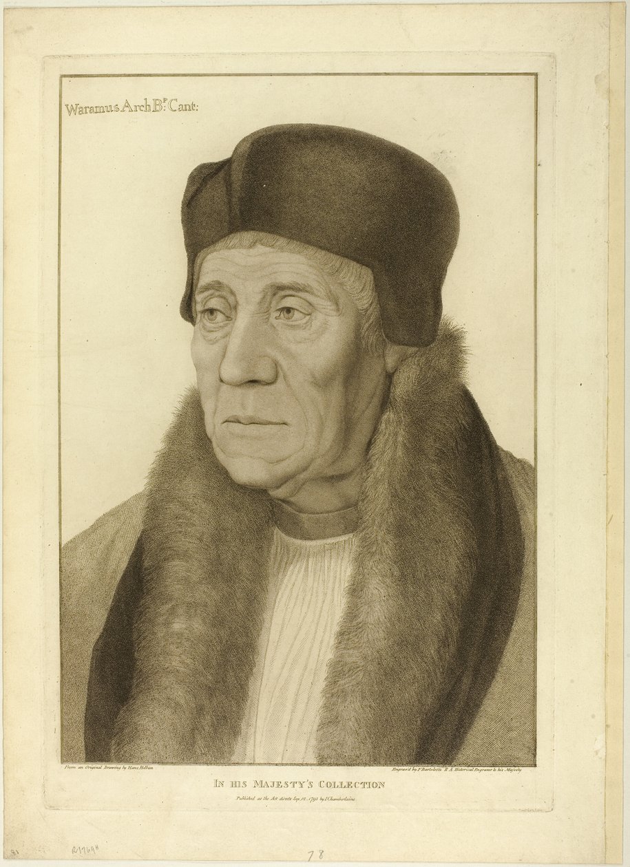 arcibiskup Warham od Francesco Bartolozzi