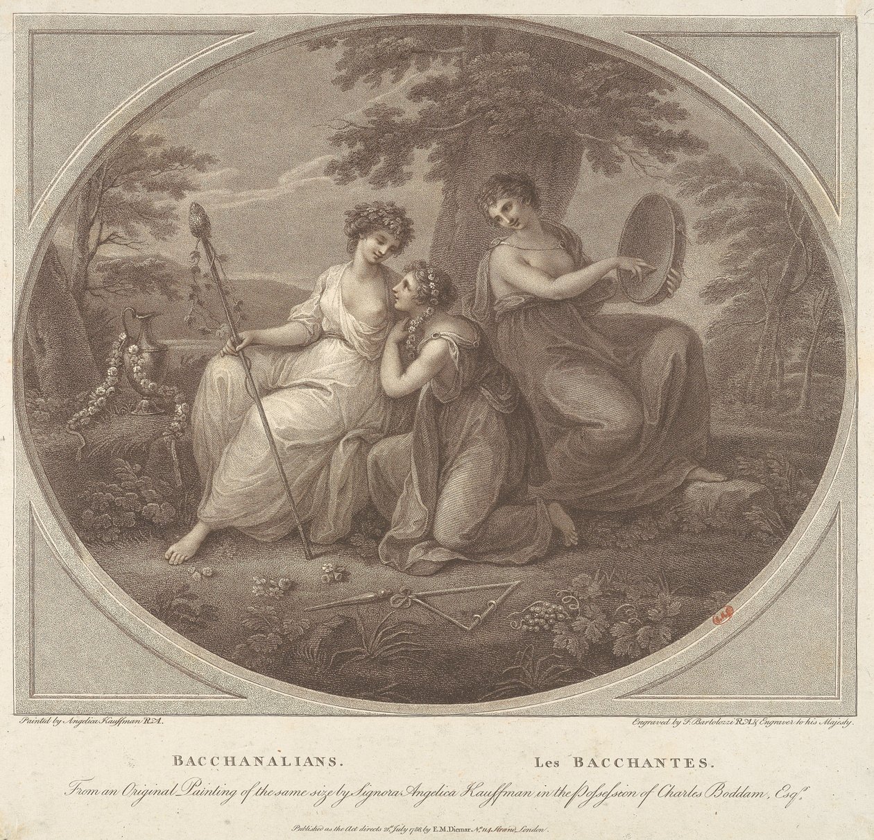 Bacchanálie od Francesco Bartolozzi