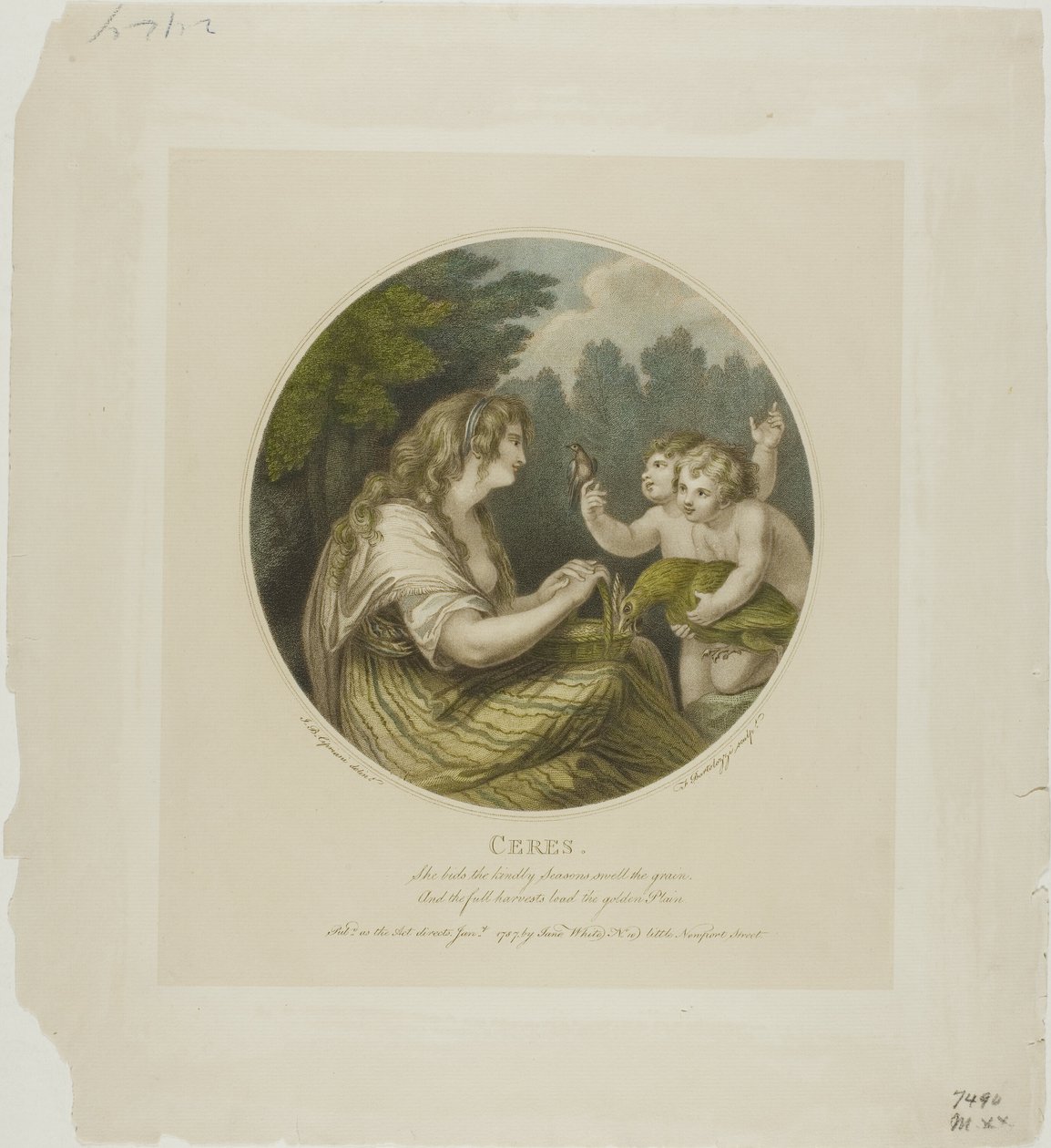 Ceres od Francesco Bartolozzi