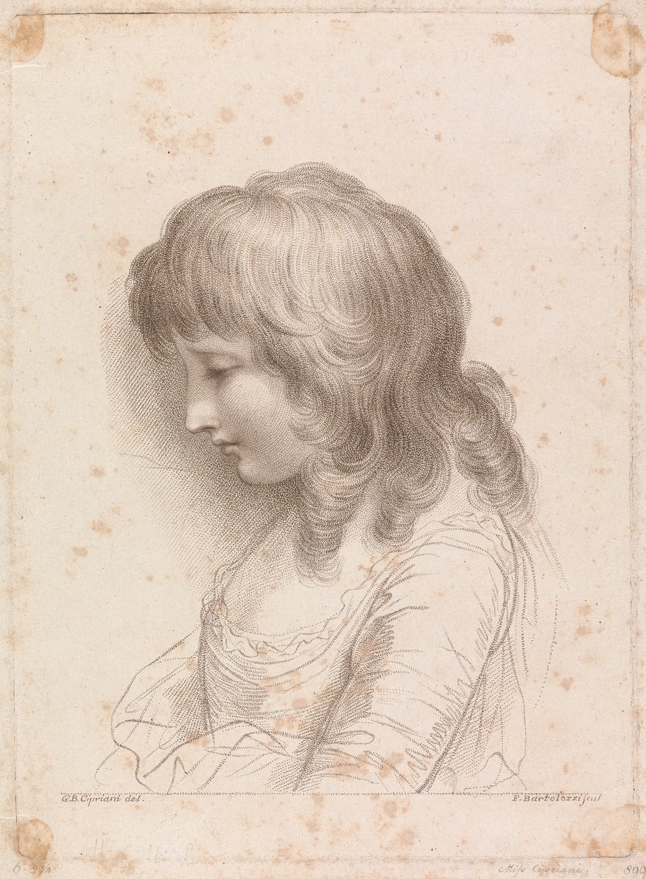 Ciprianiho dcera od Francesco Bartolozzi