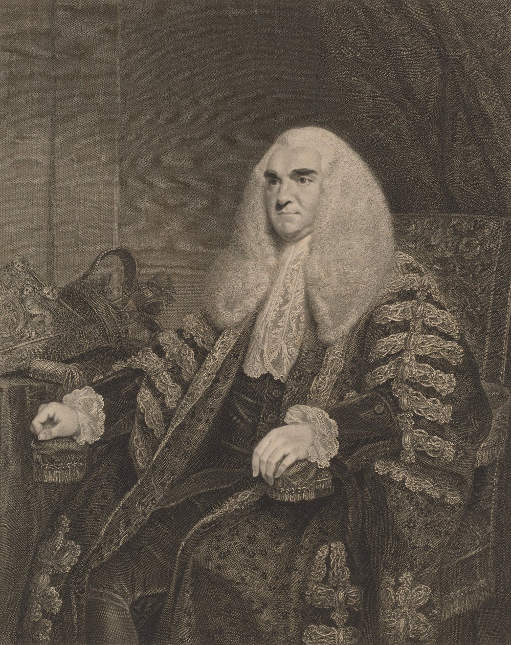 Edward, Lord Thurlow, 1782. od Francesco Bartolozzi
