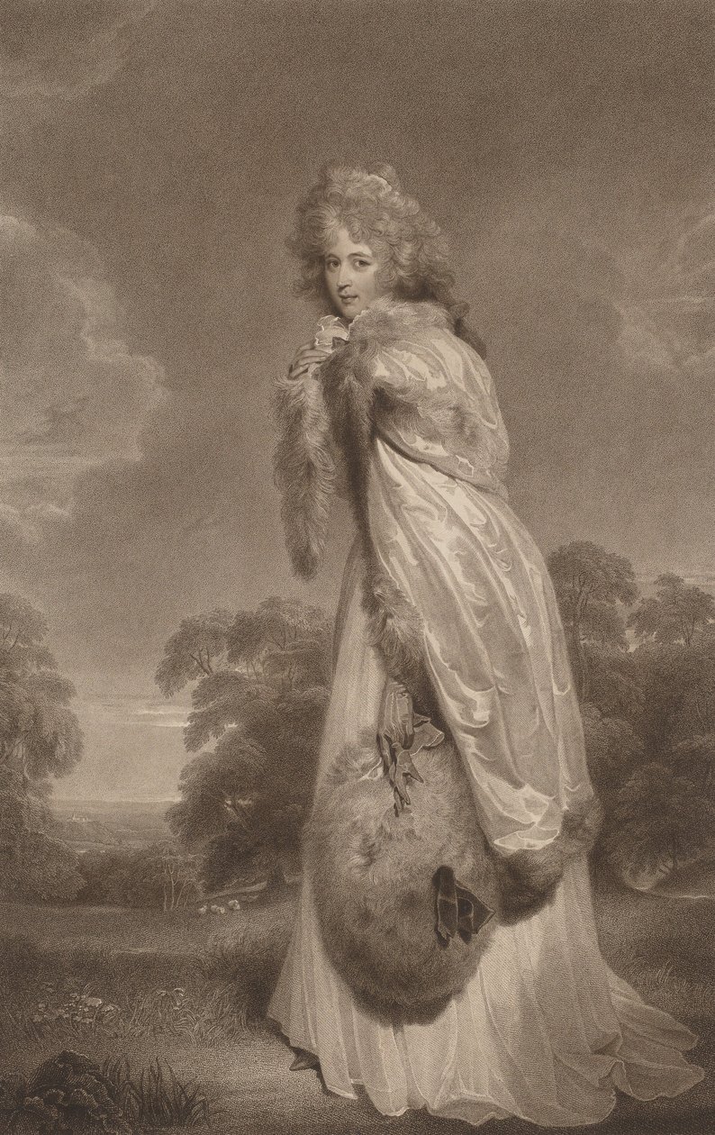 Elizabeth Farran, 1792. od Francesco Bartolozzi