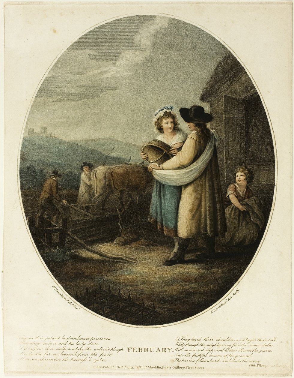 Únor od Francesco Bartolozzi