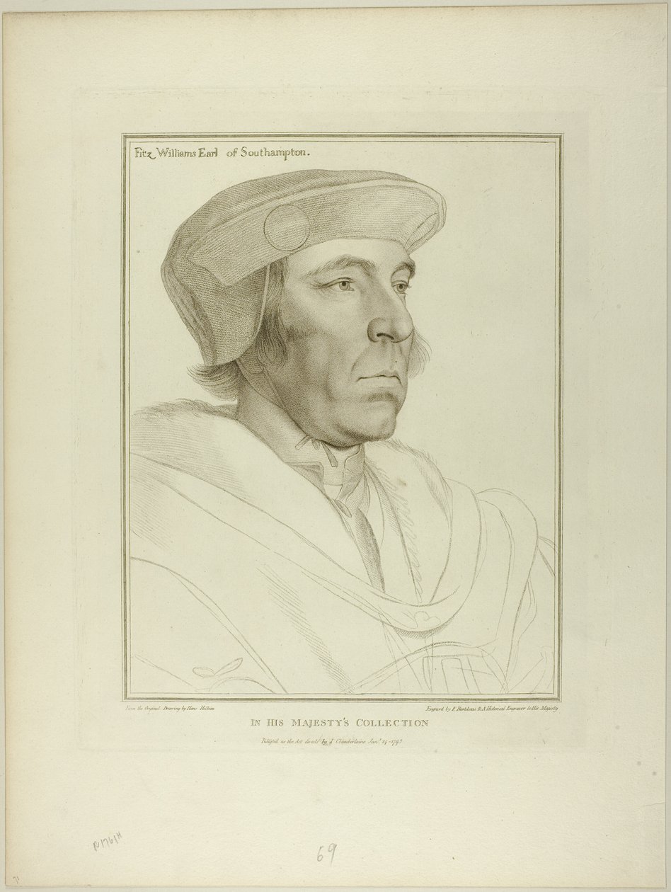 Fitz William, hrabě ze Southamptonu od Francesco Bartolozzi
