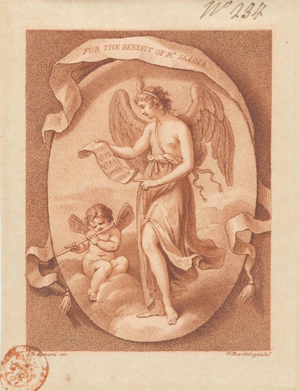 Zum Wohle von Herrn Savoia od Francesco Bartolozzi