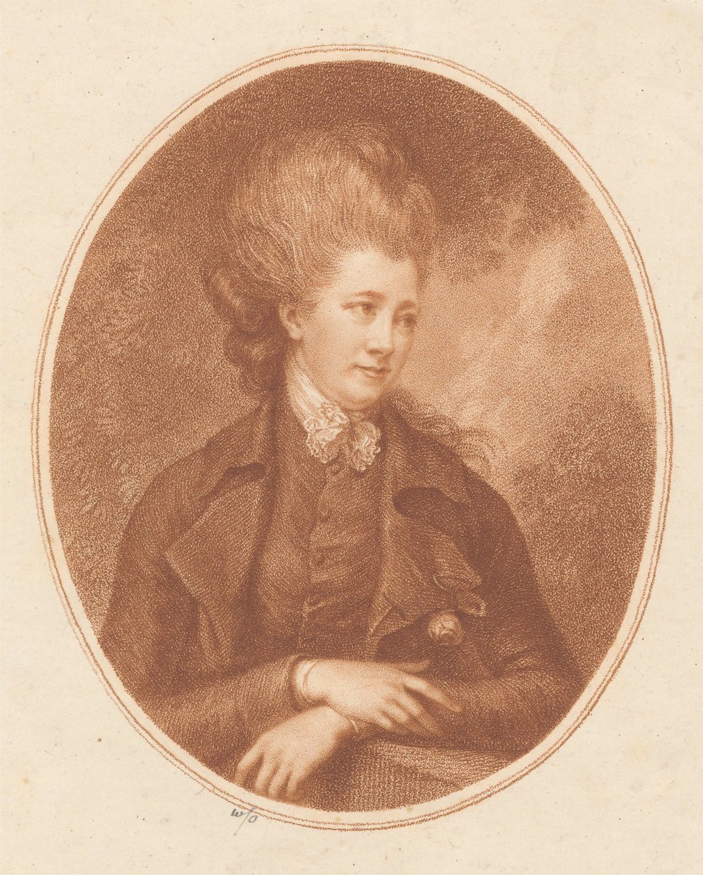Georgiana, hraběnka Spencerová od Francesco Bartolozzi