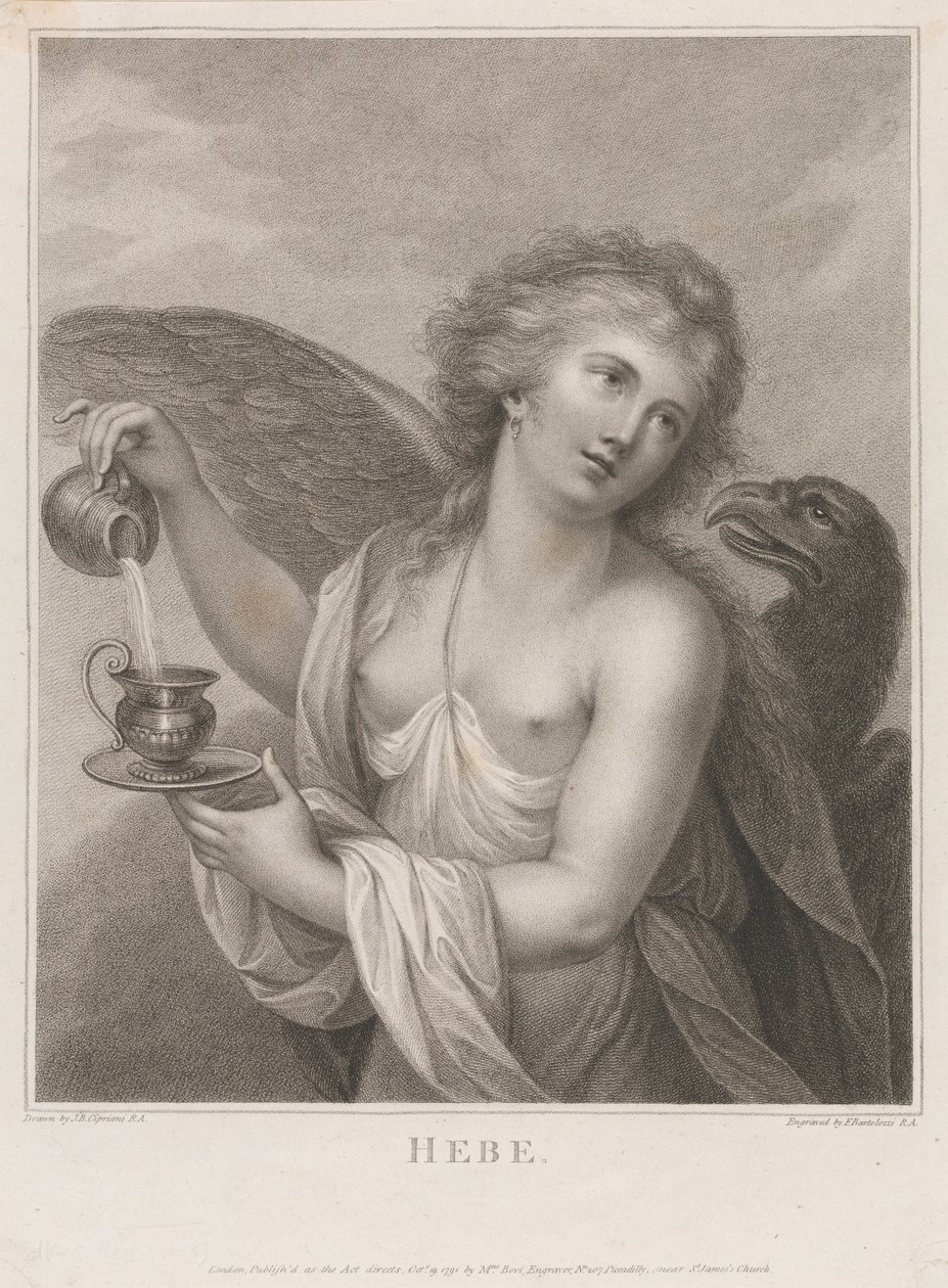 Hébé od Francesco Bartolozzi