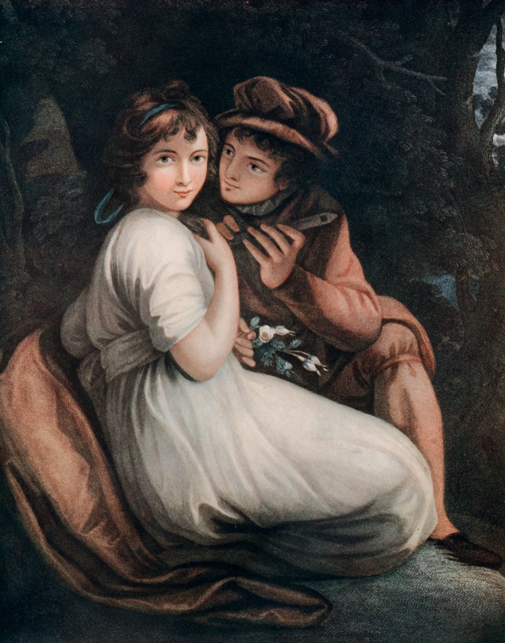 Henry a Emma, konec 18.-začátek 19. století, 1912. od Francesco Bartolozzi