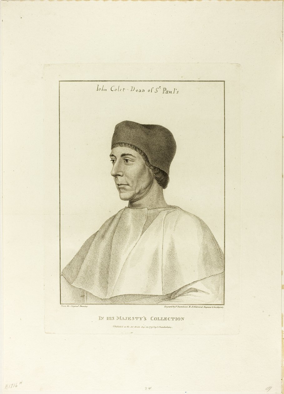 John Colet od Francesco Bartolozzi