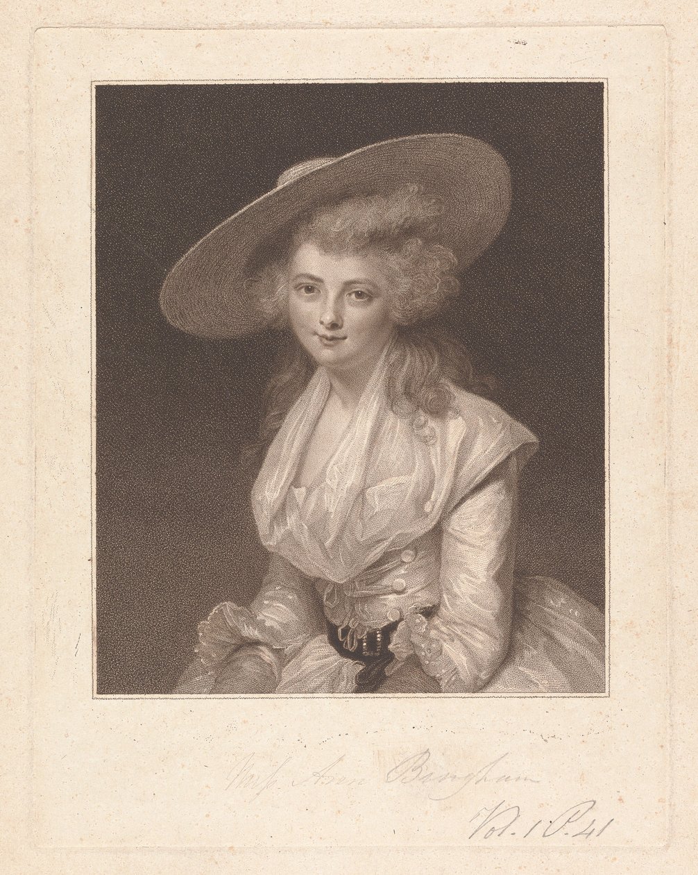 Lady Anne Binghamová od Francesco Bartolozzi