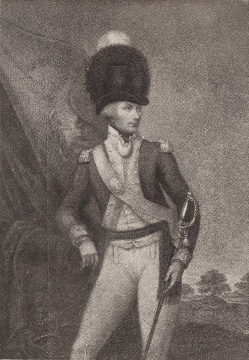 Podplukovník Cox, Bloomsbury Volunteers, 18. století, 1909 od Francesco Bartolozzi