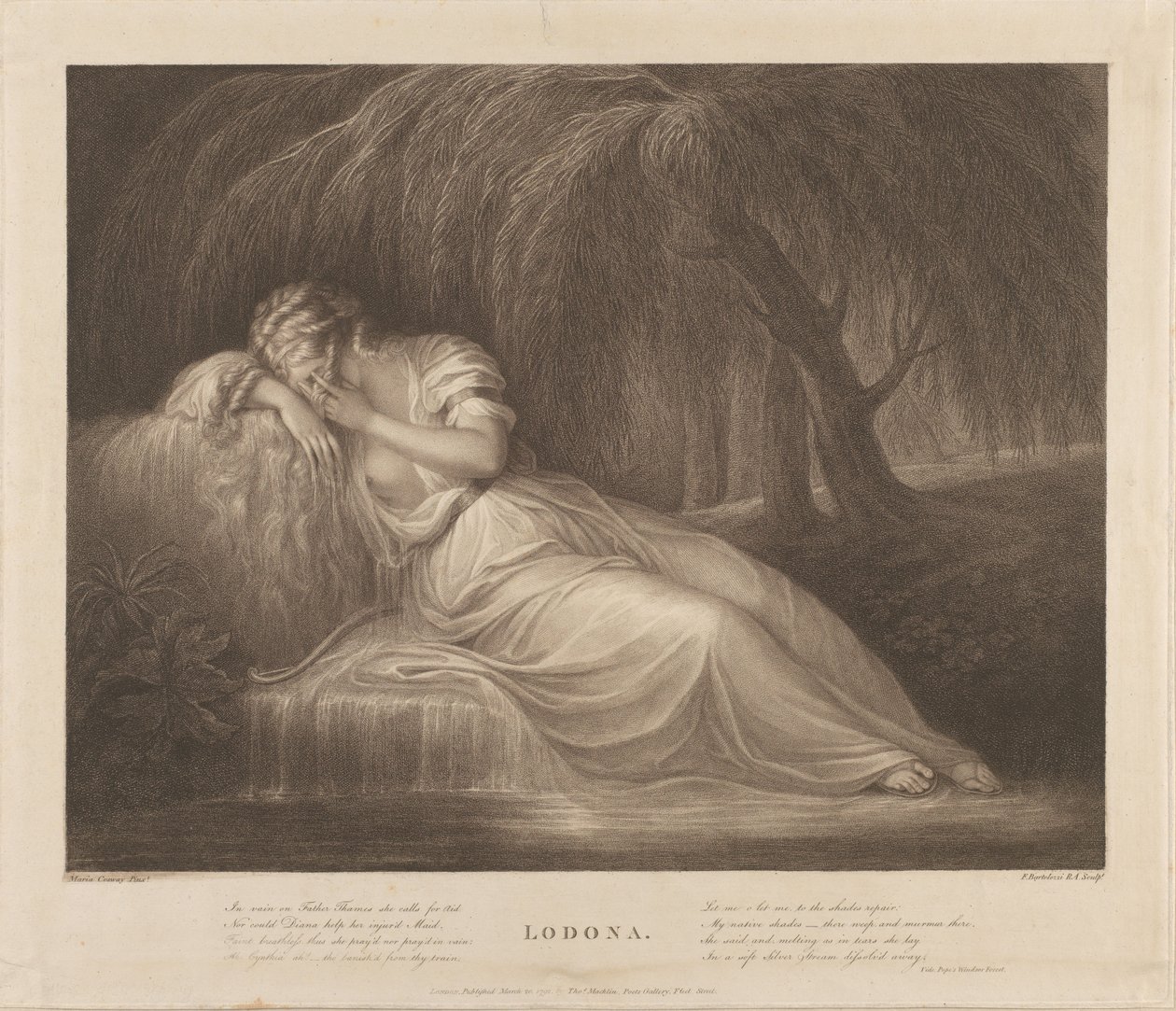 Lodona od Francesco Bartolozzi