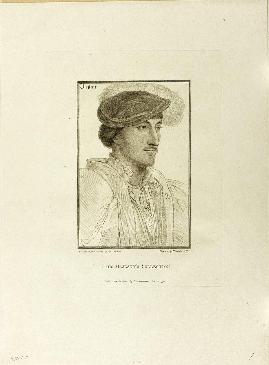 Lord Clinton od Francesco Bartolozzi