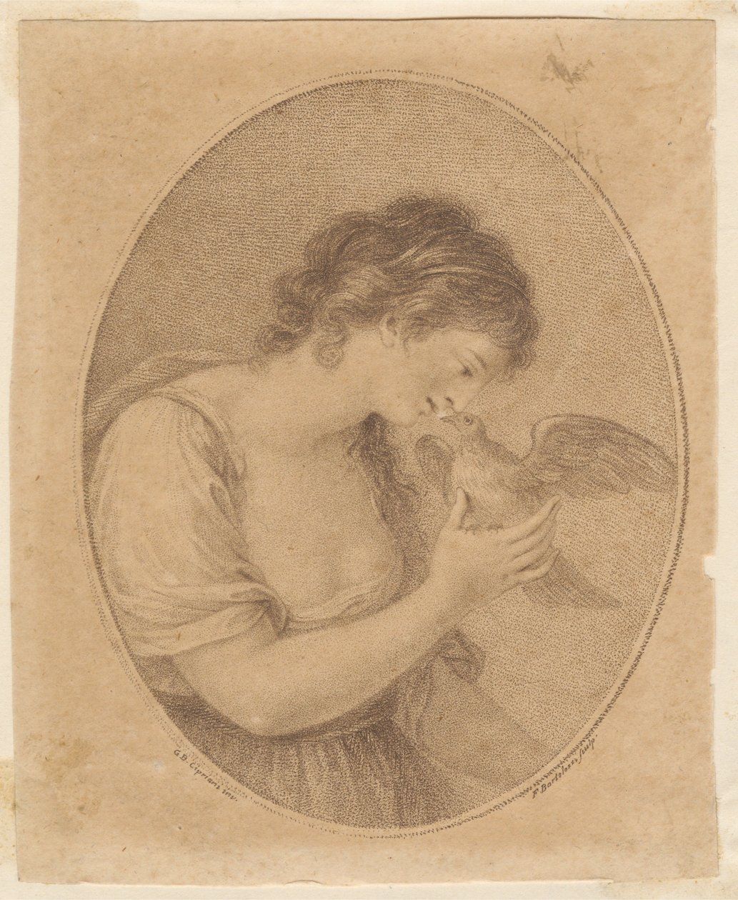 Láska od Francesco Bartolozzi