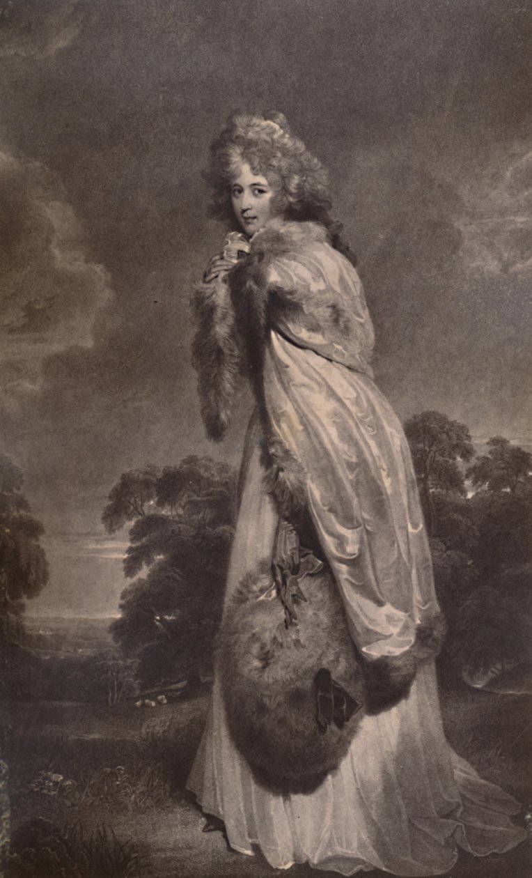 Slečna Elizabeth Farren, později hraběnka z Derby, c1792 1894 od Francesco Bartolozzi
