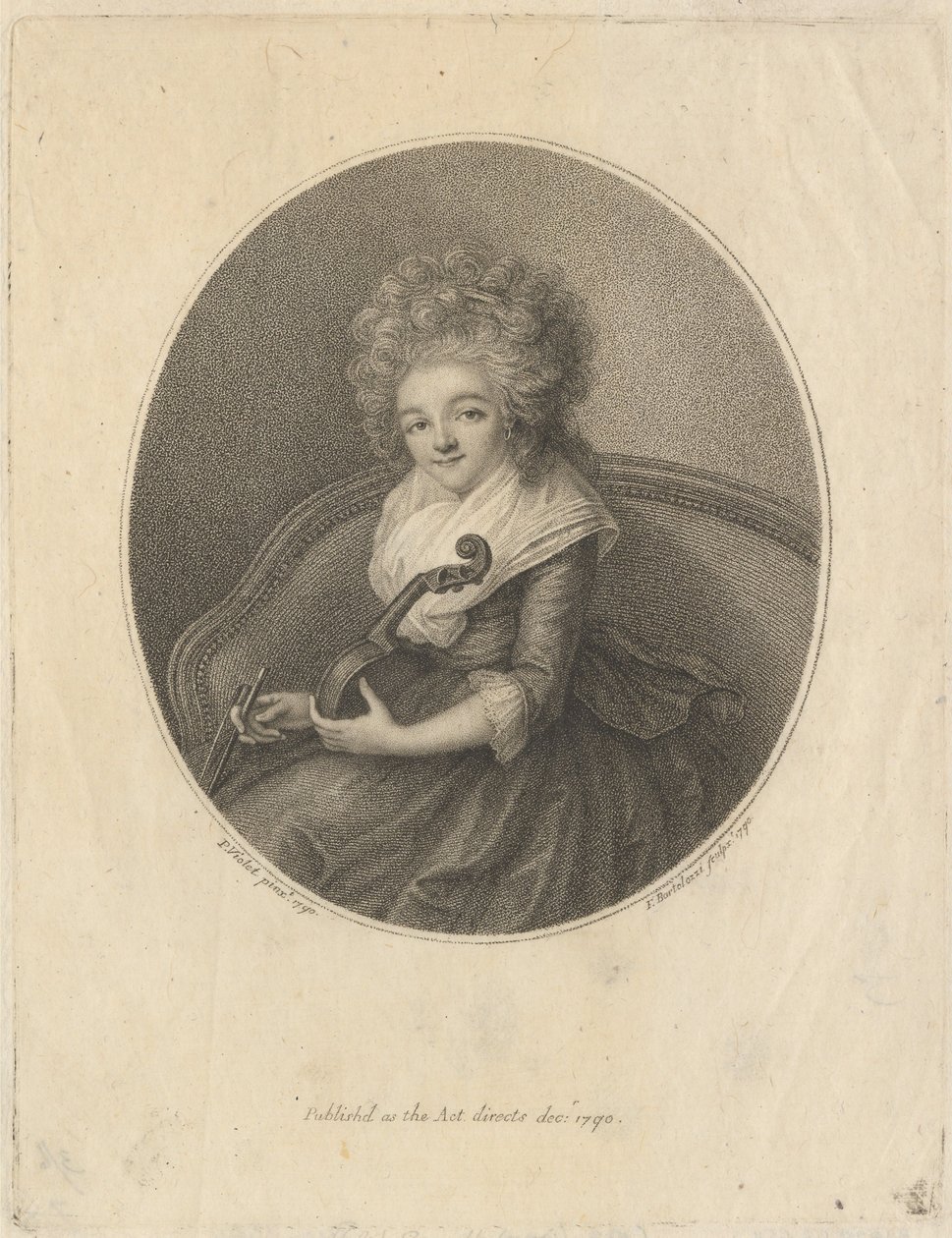 Paní Gautherotová od Francesco Bartolozzi