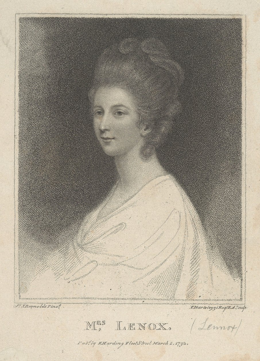 Paní Lenoxová od Francesco Bartolozzi