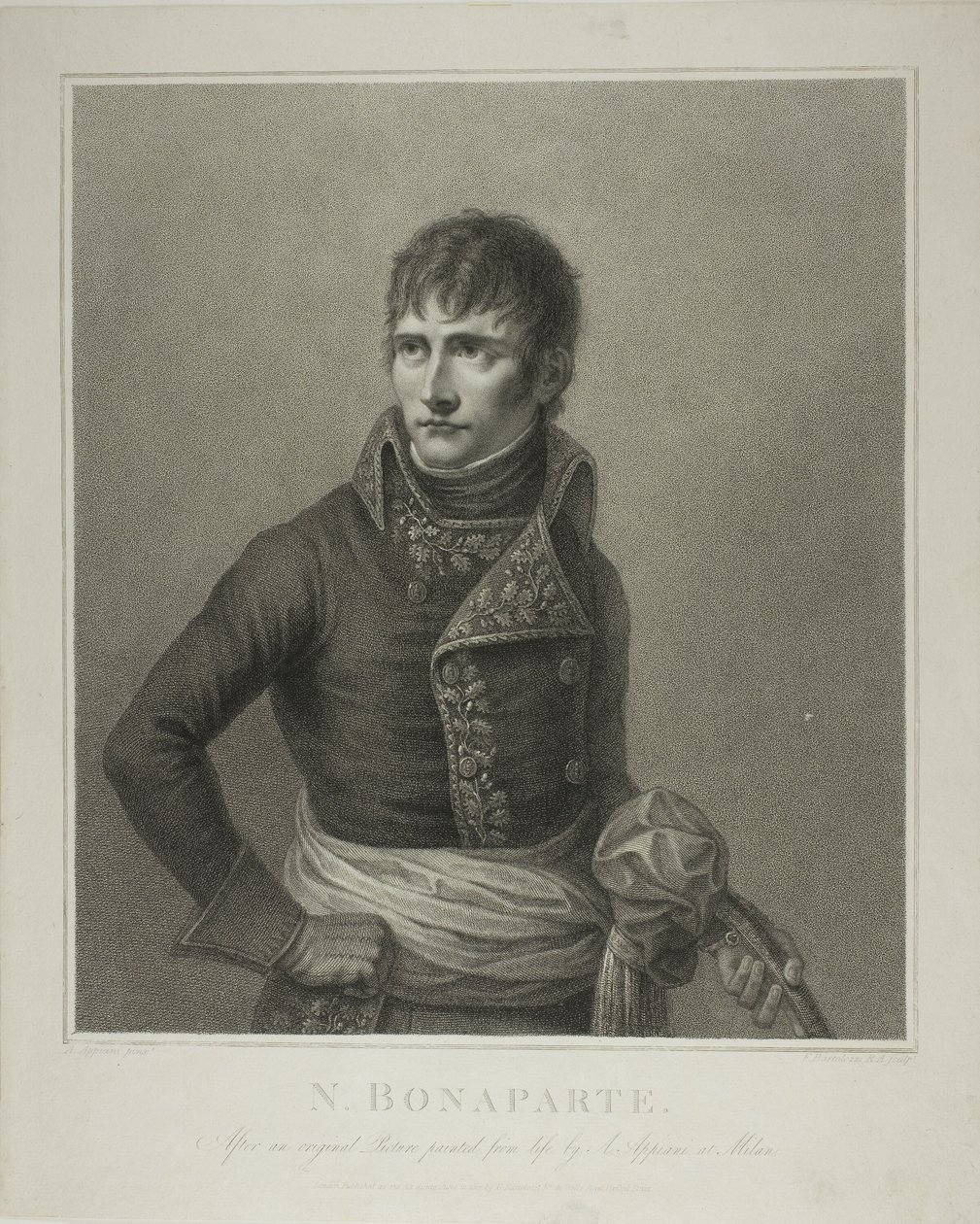Napoleon Bonaparte, první právník od Francesco Bartolozzi
