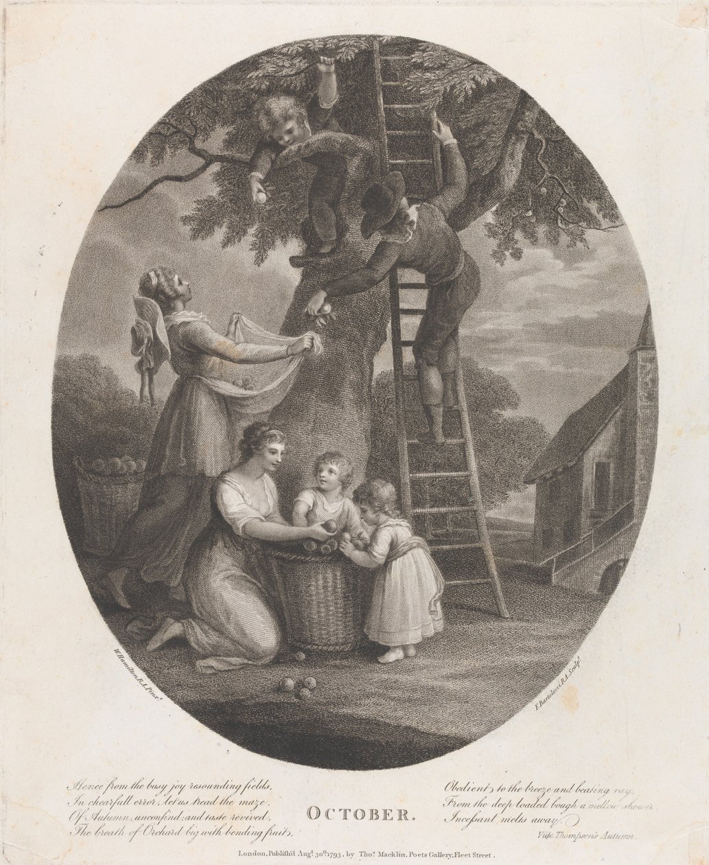 říjen od Francesco Bartolozzi