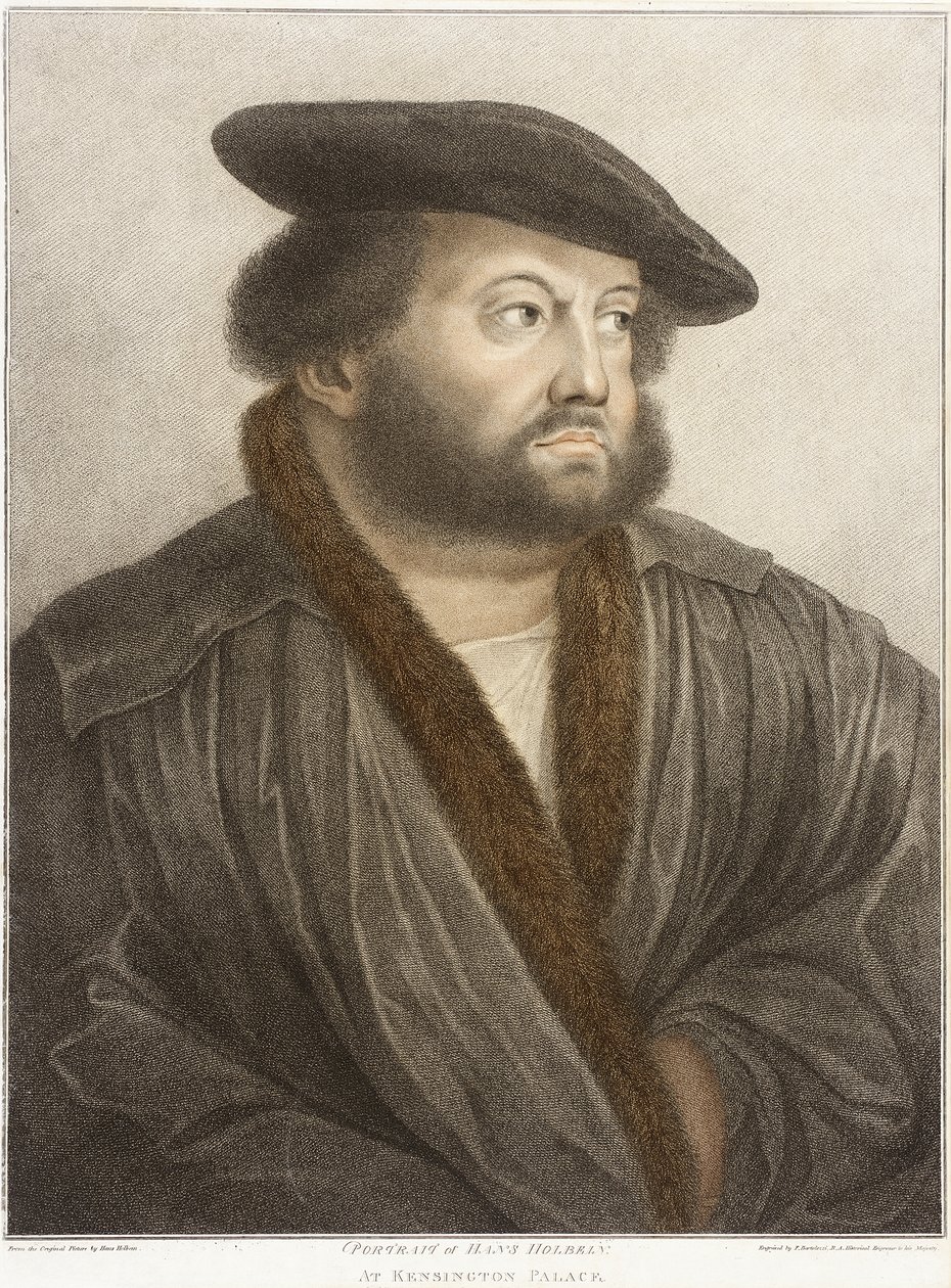 Portrét Hanse Holbeina v Kensingtonském paláci od Francesco Bartolozzi