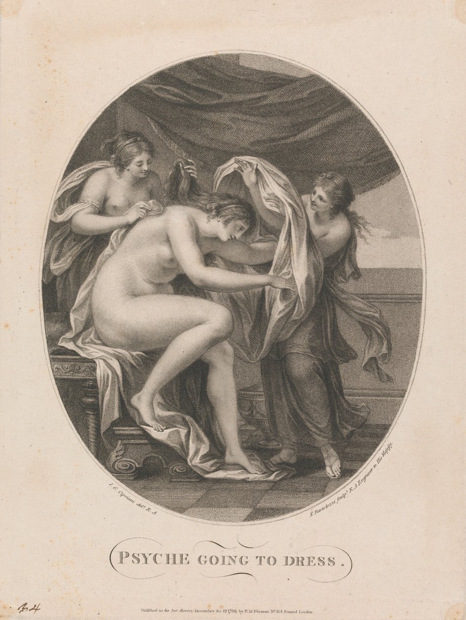 Psyché se jde obléknout od Francesco Bartolozzi