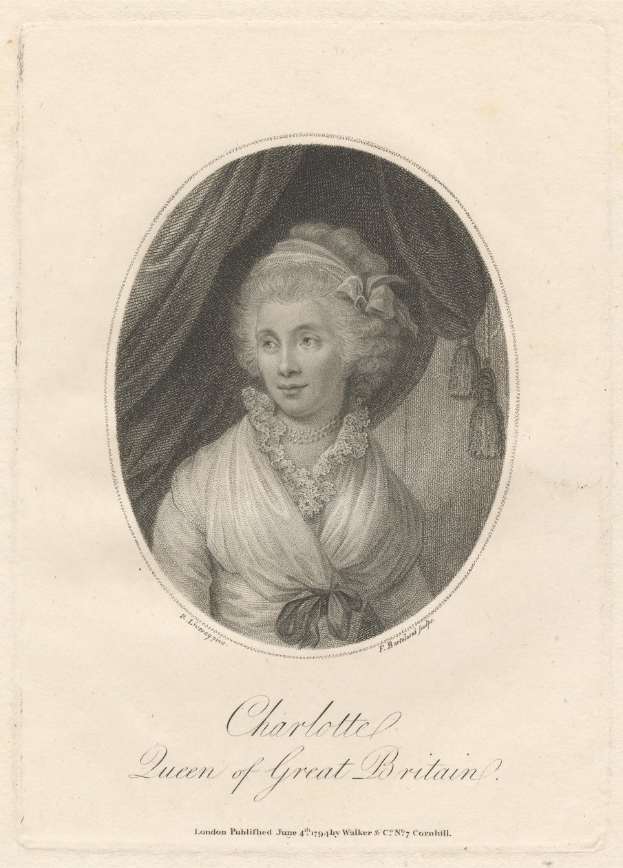 Královna Šarlota od Francesco Bartolozzi