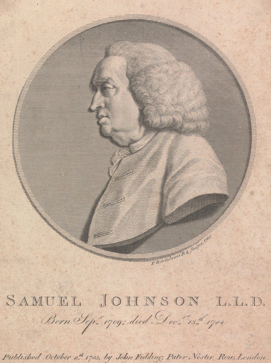 Samuel Johnson od Francesco Bartolozzi