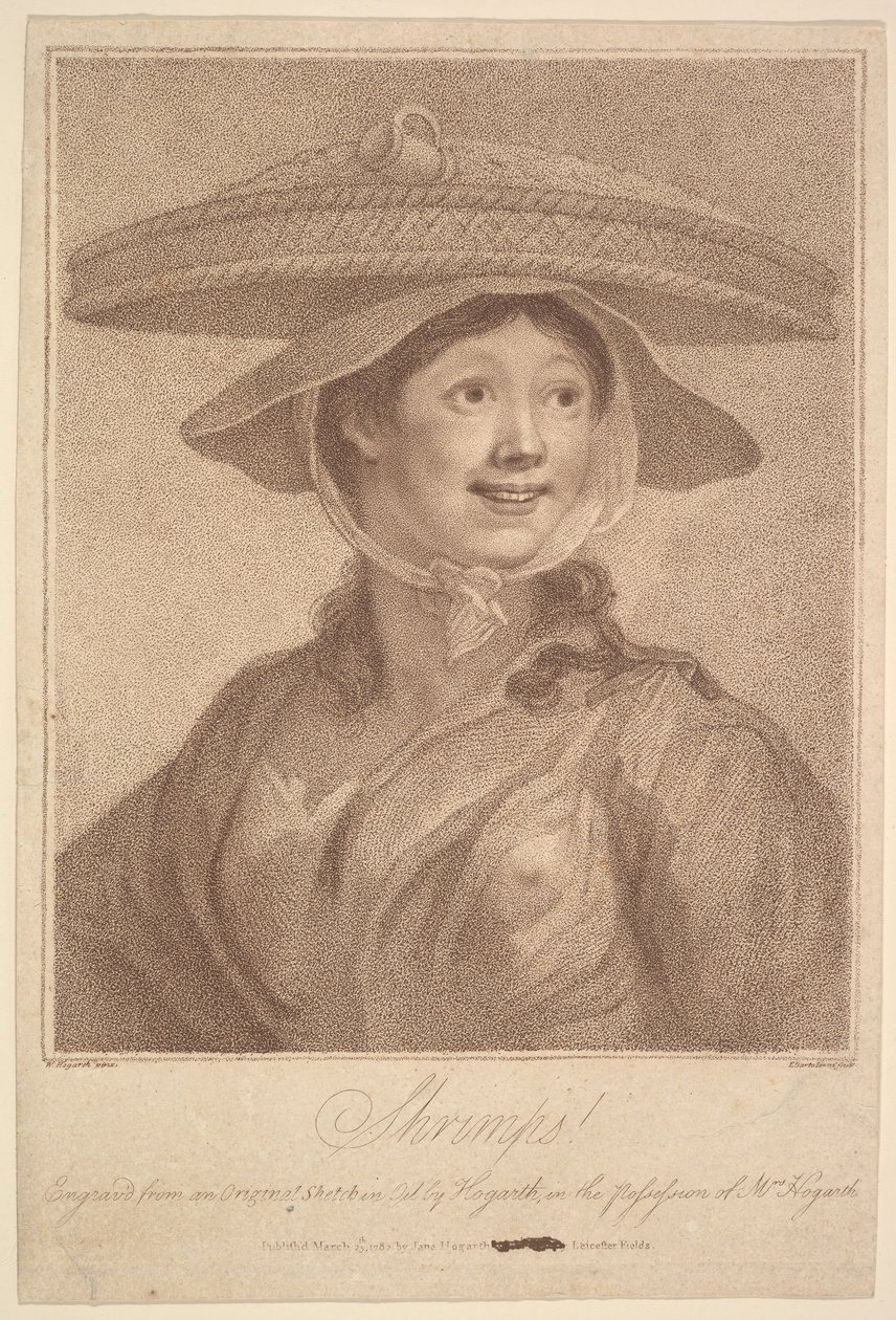 Shrimps!, [25. března 1782], znovu vydáno 1790. od Francesco Bartolozzi