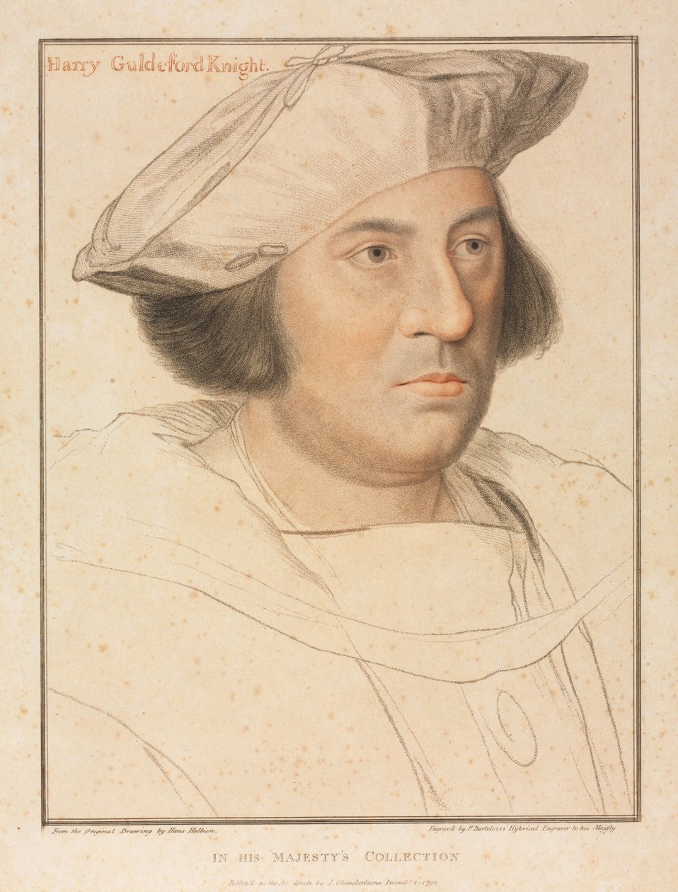 Sir Henhy Guldeford, 1792. od Francesco Bartolozzi