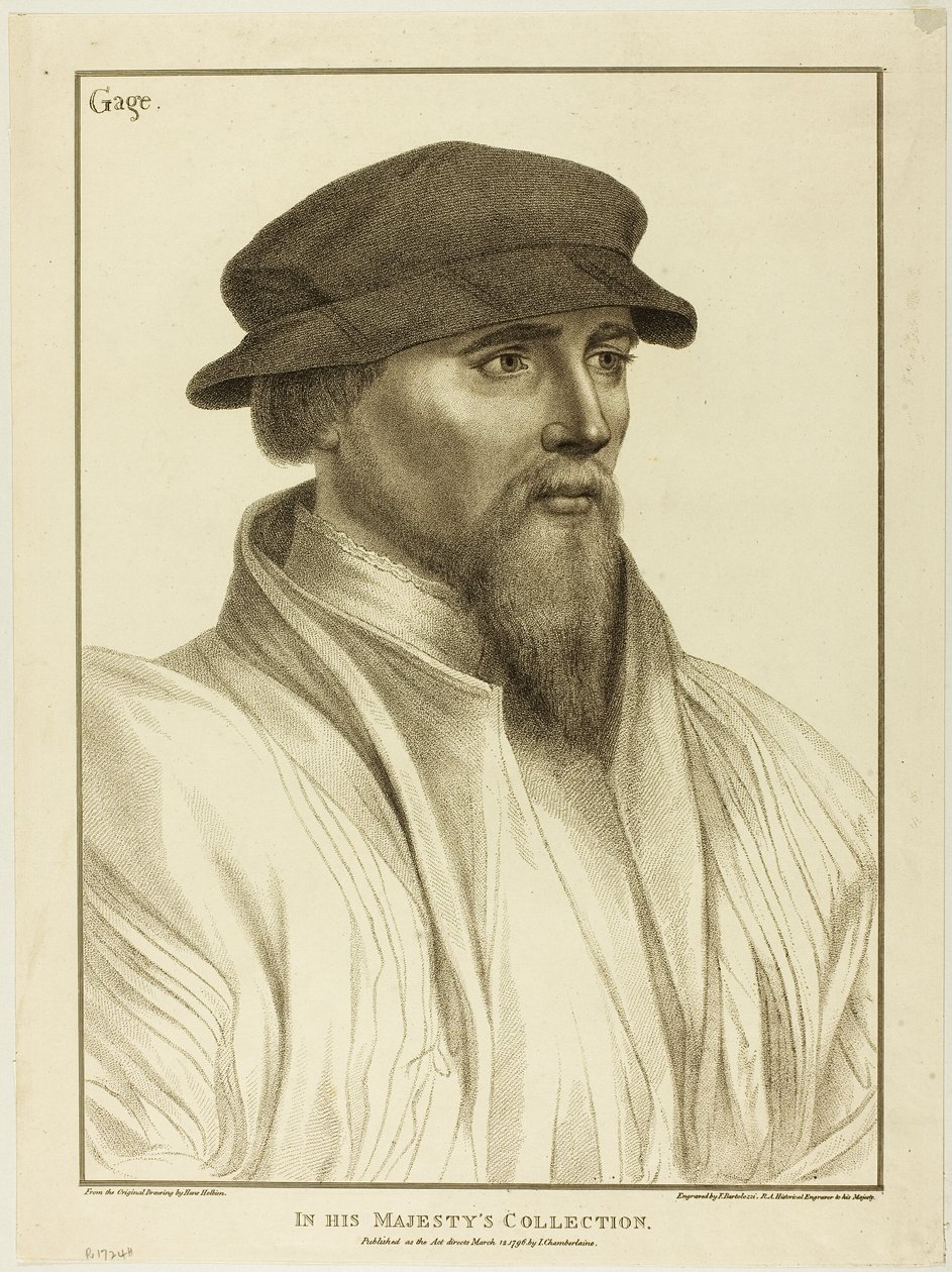 Sir John Gage od Francesco Bartolozzi