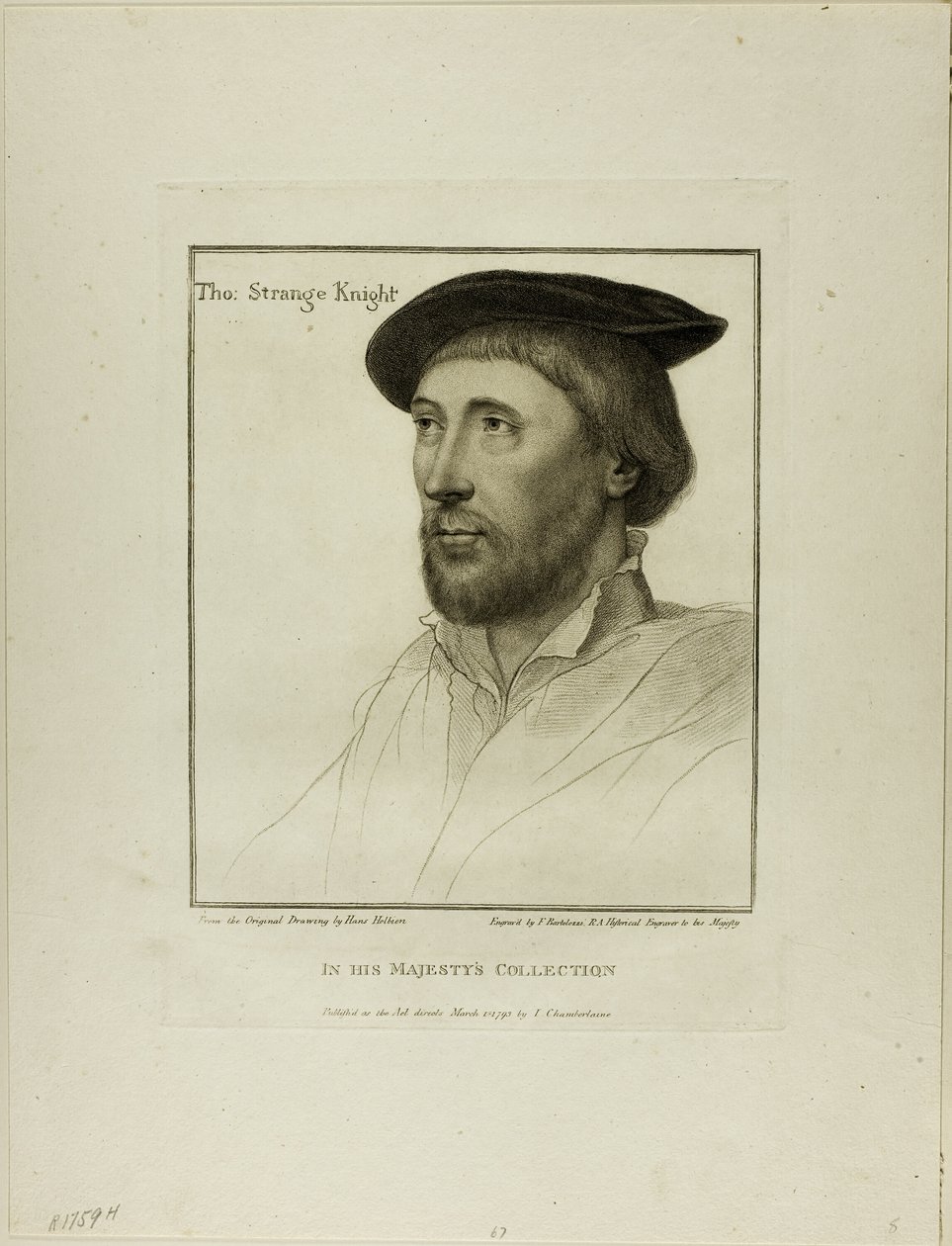 Sir Thomas Strange od Francesco Bartolozzi