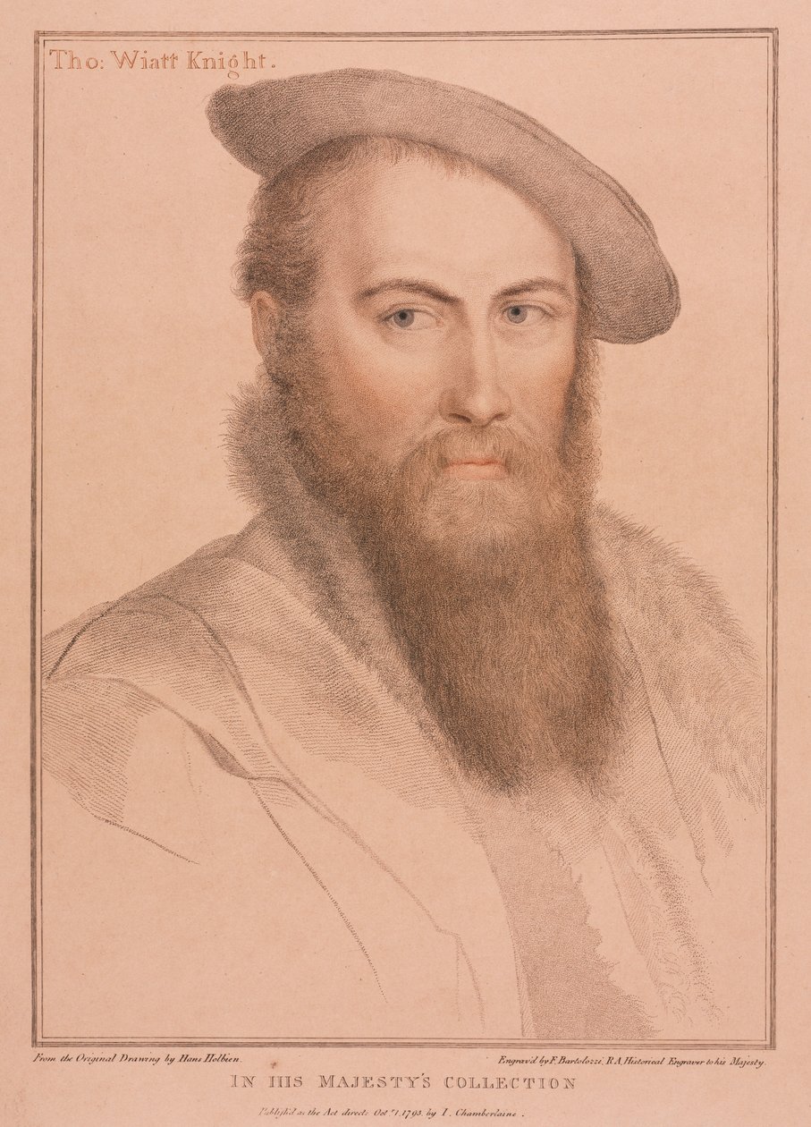 Sir Thomas Wyatt, 1793. od Francesco Bartolozzi