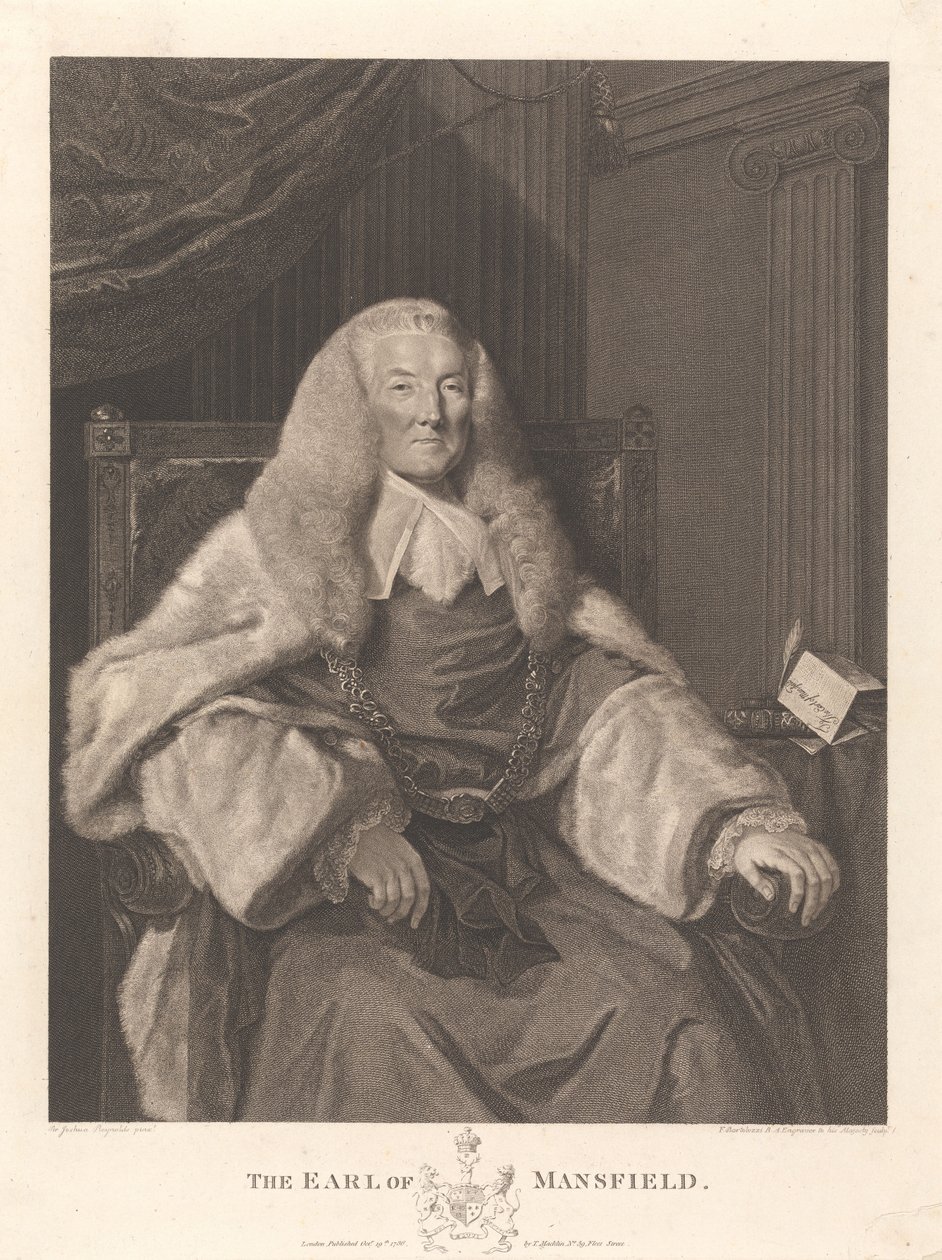 Hrabě z Mansfieldu od Francesco Bartolozzi