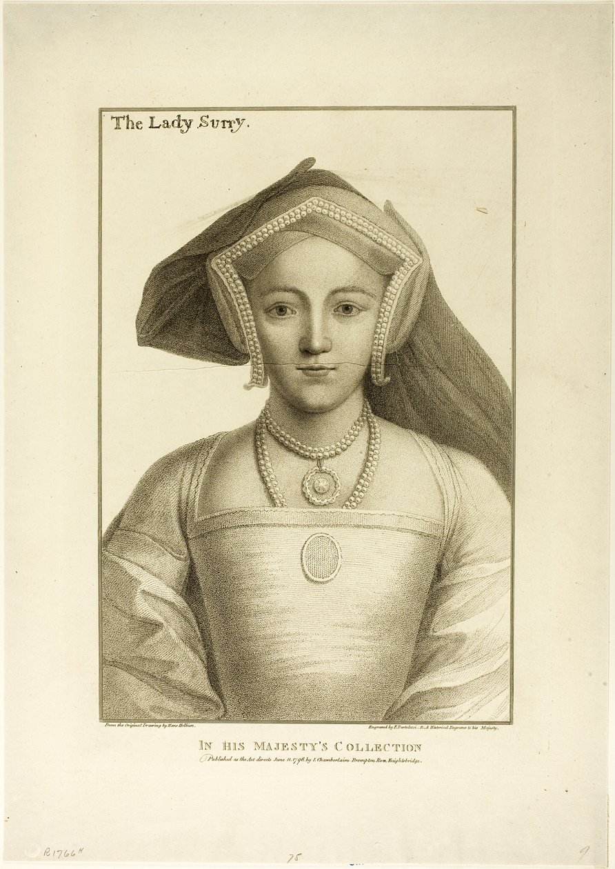 Lady Surrey od Francesco Bartolozzi