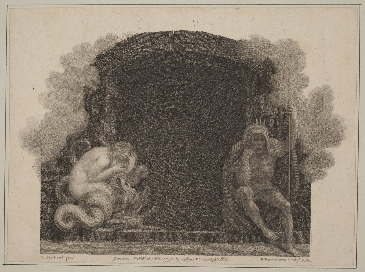 Hrob smrti od Francesco Bartolozzi