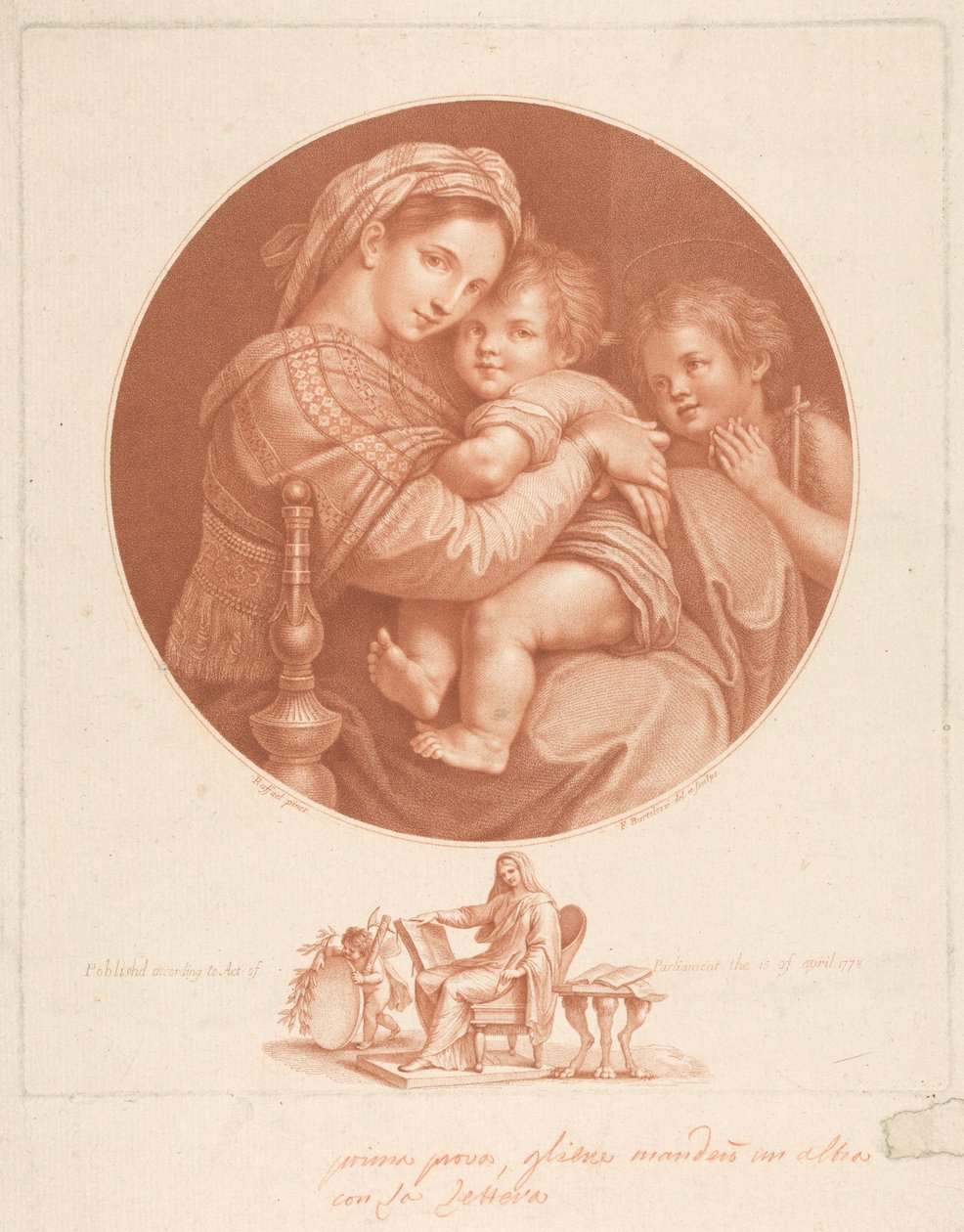 Panna Maria od Francesco Bartolozzi