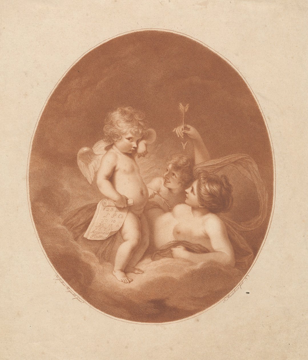 Venus tadelt Amor od Francesco Bartolozzi