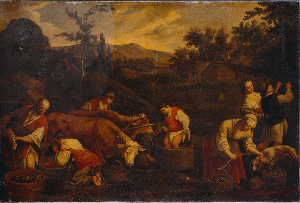 Podzim od Francesco Bassano the Younger