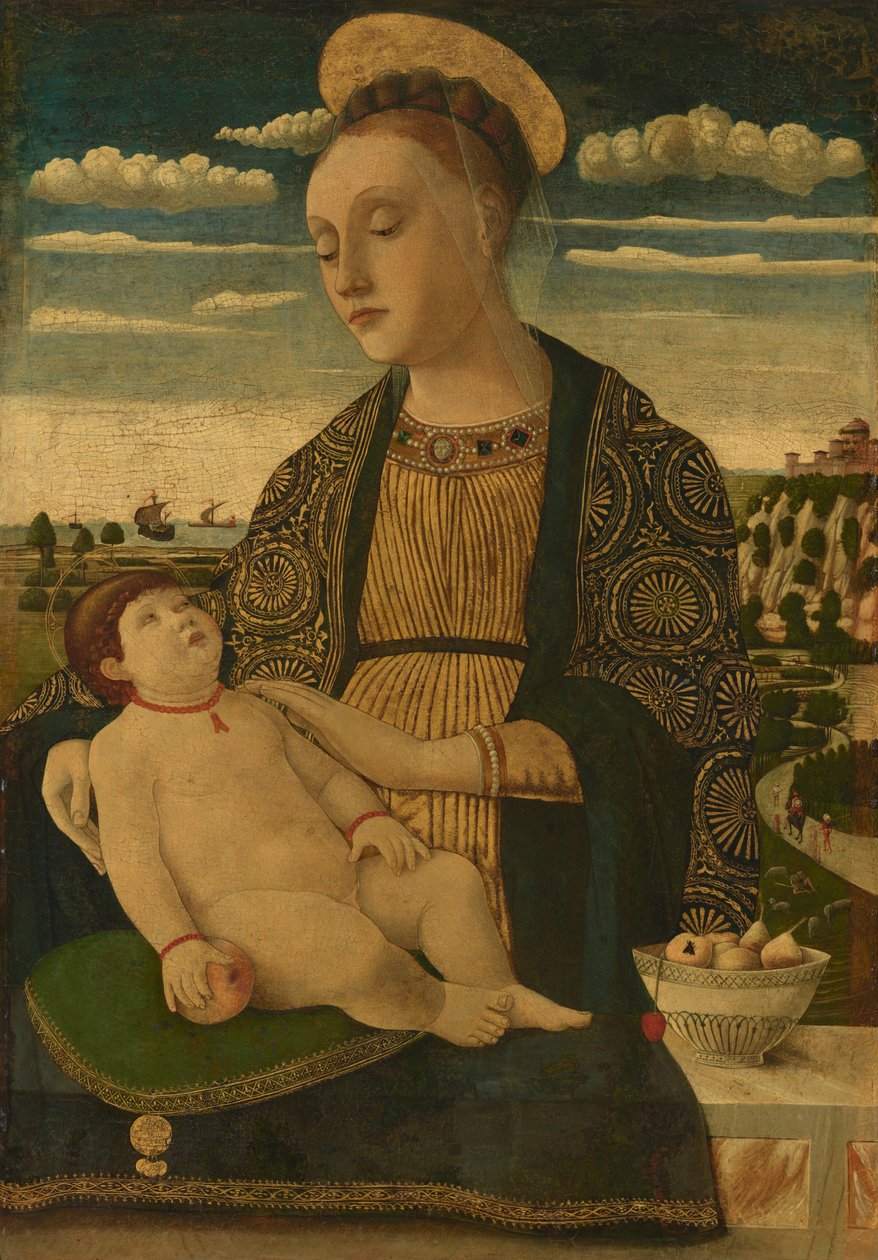 Madonna a dítě od Francesco Benaglio