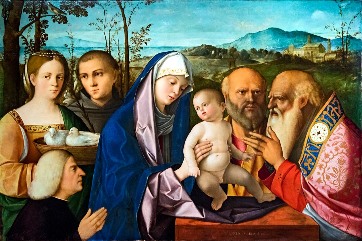 Představení Ježíše v chrámu od Francesco Bissolo
