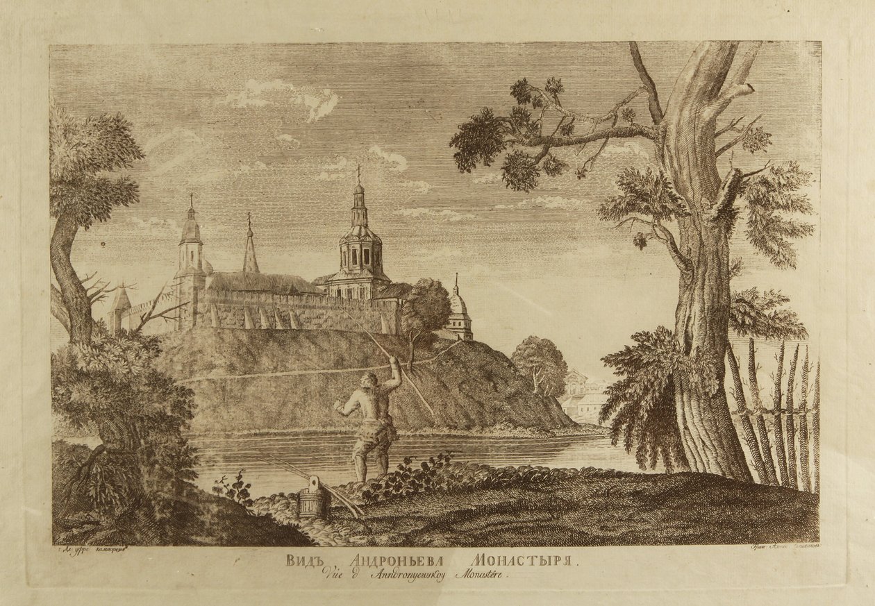 Andronikovův klášter Spasitele v Moskvě, 1791 od Francesco Camporesi