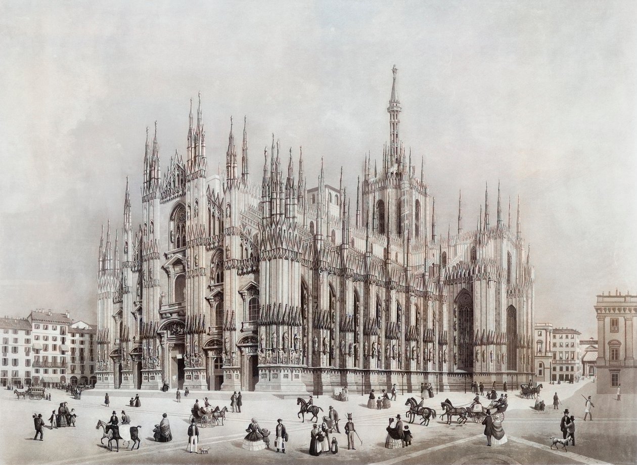 Duomo, neboli katedrála, Milán, Itálie od Francesco Citterio