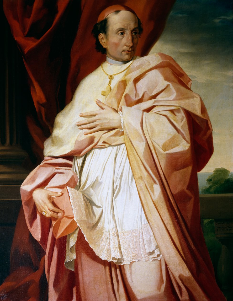 Portrét Cesare Nembrini Pironi Gonzaga (Ancona od Francesco Coghetti
