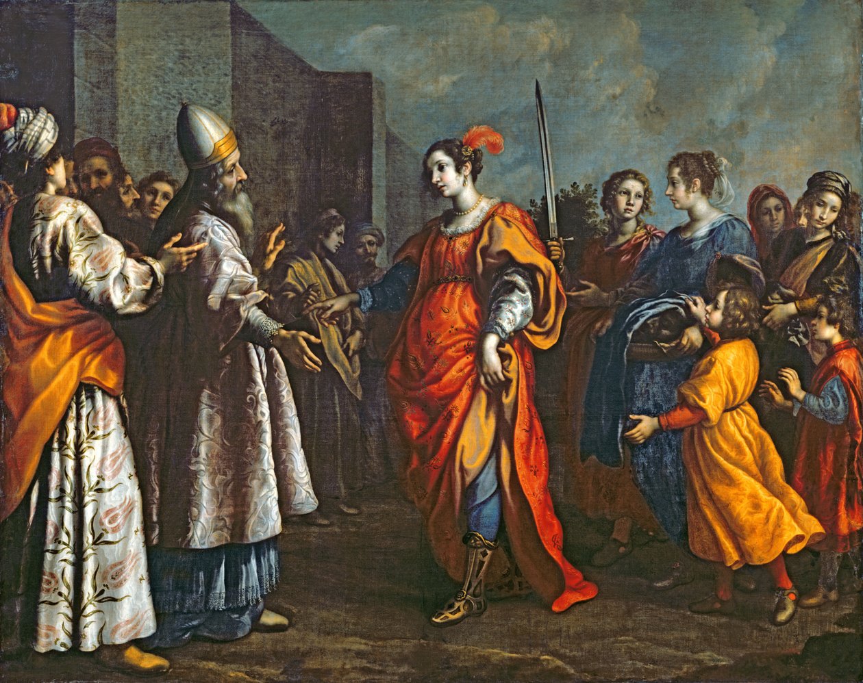 Triumf Judity, kolem 1620-30 od Francesco Curradi
