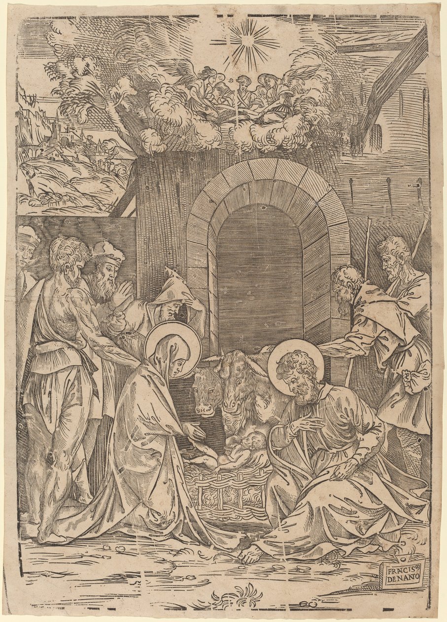 Klanění pastýřů od Francesco Denanto