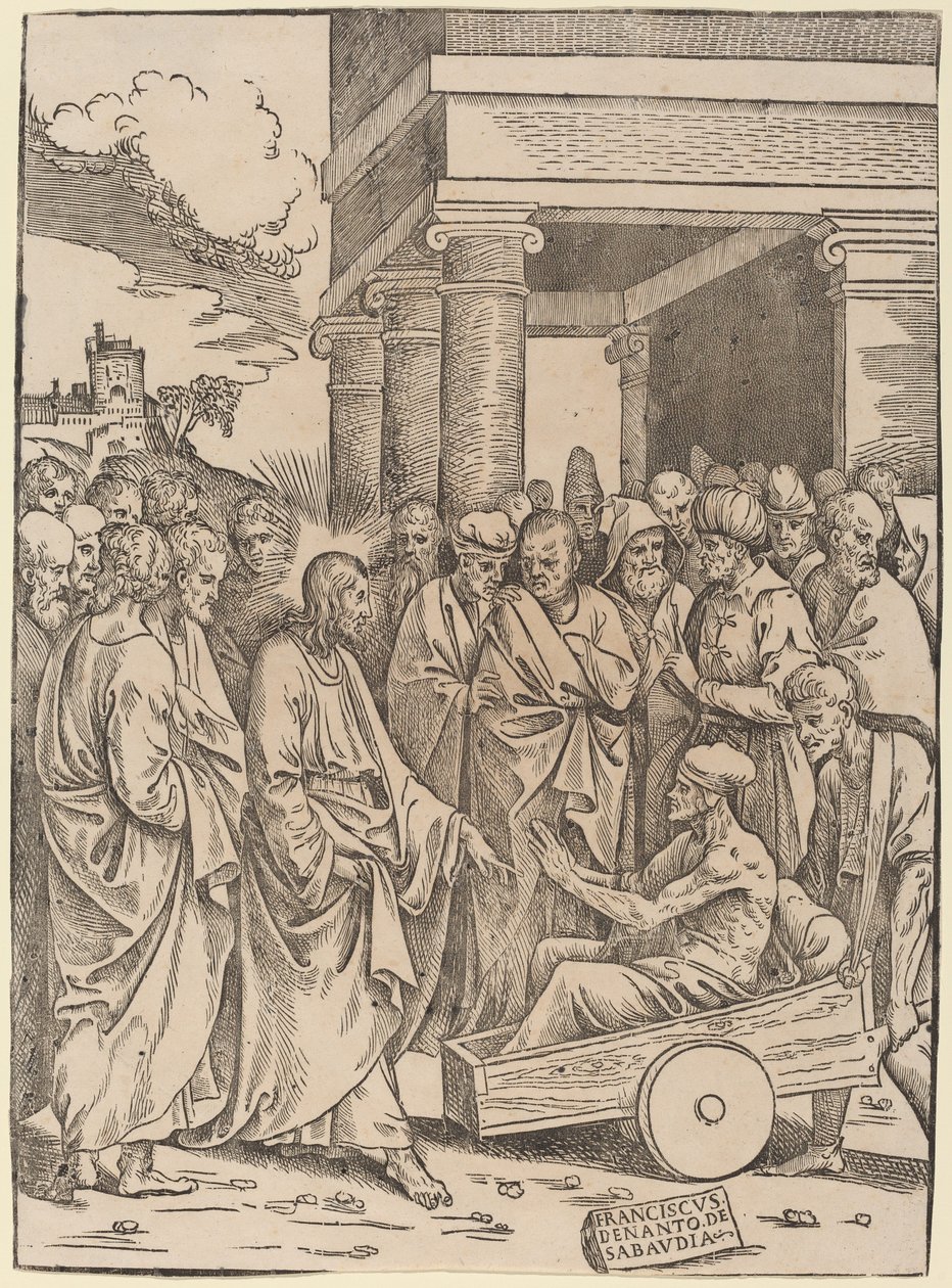 Vzkříšení Lazara od Francesco Denanto